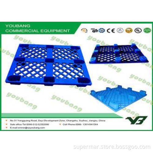 Custom Eco - friendly Heavy Duty Plastic Pallets , blue pla